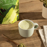 RYZE Mushroom Matcha — Organic Instant Matcha Latte with Lion's Mane & King Trumpet, 30 Servings